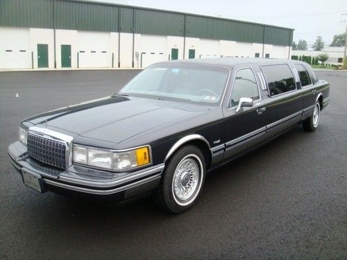 1993 dabryan coach bulders lincoln 60" stretch limousine