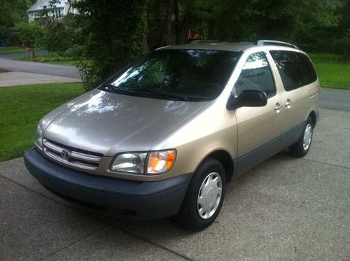 2000 toyota sienna le mini passenger van 5-door 3.0l