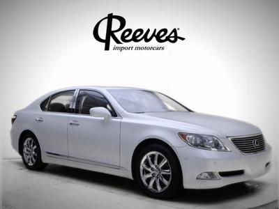 08 ls460 white 4.6l sunroof abs 4-wheel disc brakes 8 cylinder engine a/c