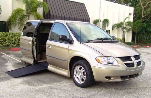 2002 dodge grand caravan vmi wheelchair handicap van, all power ramp