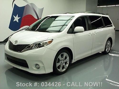 2011 toyota sienna se 8-pass rear cam 19" wheels 34k mi texas direct auto