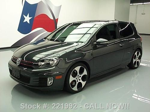 2010 volkswagen gti turbocharged 6-spd heated seats 35k texas direct auto