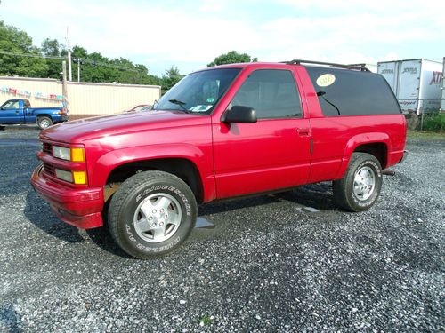 1995 chevy tahoe 2 door blazer 4x4 lt * 350/auto. * loaded * solid * no reserve