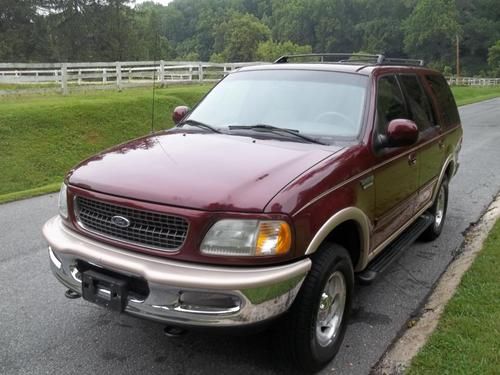 1998 ford expedition eddie bauer sport utility 4-door 4.6l excellent, no reserve