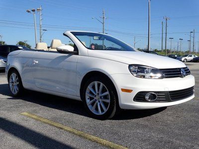 2012 volkswagen eos komfort hardtop convertible one owner only 17k miles