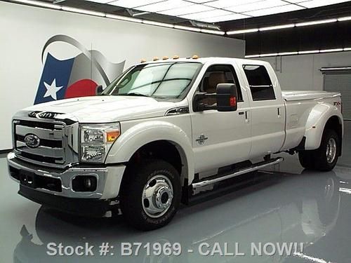 2011 ford f450 lariat diesel dually 4x4 fx4 sunroof nav texas direct auto