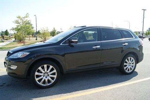 Black 2007 mazda cx-9 grand touring sport utility 4-door 3.5l- low miles!