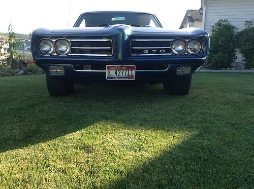 Gto judge ram air iii 1969  blue 4speed