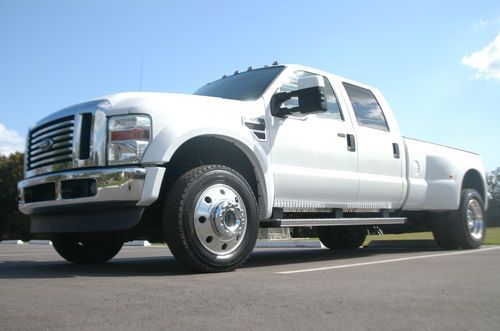 2008 ford f450 lariat crew cab 6.4 diesel 4x4 navigation dvd backup camera step