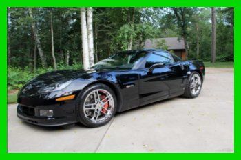 2008 chevy corvette z06 hardtop 7l v8 16v manual rwd coupe onstar premium black