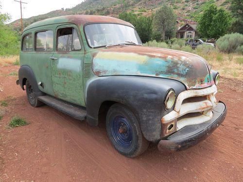 1954 chevrolet suburban solid rare rat rod or restore