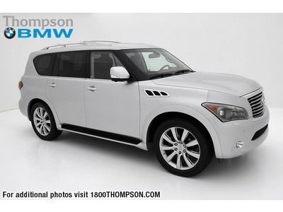 2012 infiniti qx56 all-mode 4wd deluxe touring technology theater &amp; 22" alloys!