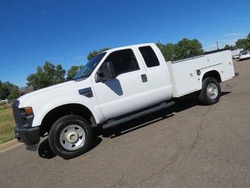 2008 ford f250 supercab utility box service body 4x4 v10 1 company fleet clean