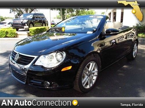 Volkswagen eos lux convertible hardtop with gps navigation