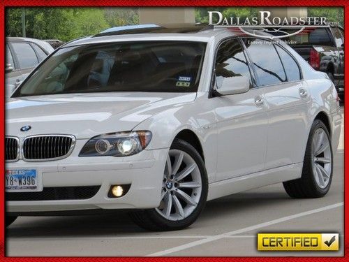 2008 bmw 750li luxury seating package navigation cold weather package