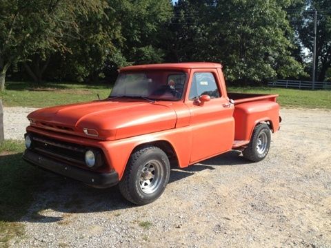 1964 chevrolet step side. c10 350 4 speed.