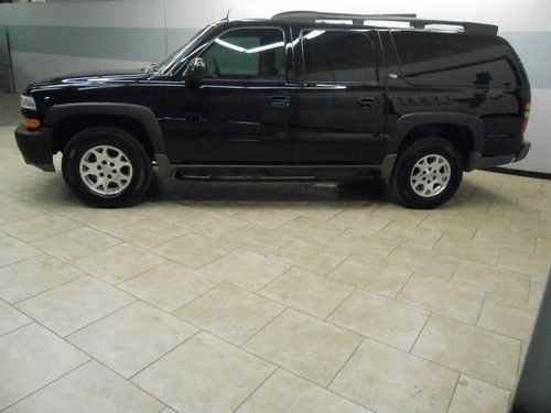 05 suburban z71 4x4 v8 leather 3rd row finance 1 texas owner