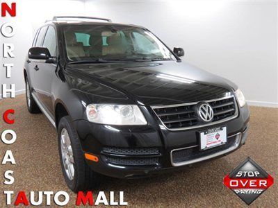 2004(04)touareg awd black/beige lthr navi heat sts park sun cruise save huge!!