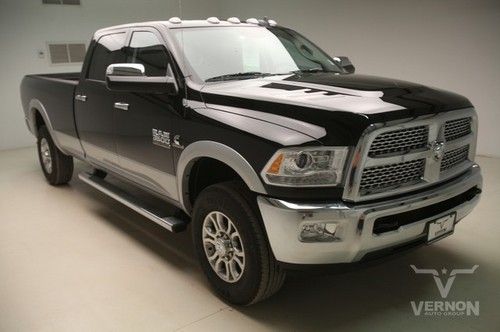 2013 srw laramie crew 4x4 navigation leather heated cummins diesel uconnect