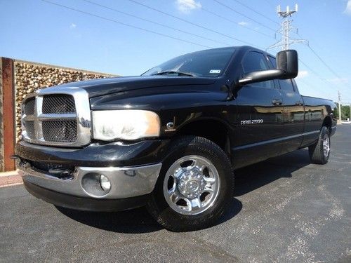 5.9l cummins-slt-crew cab-long bed-pwr seat-cd-tx trk-gooseneck hitch-elec brake