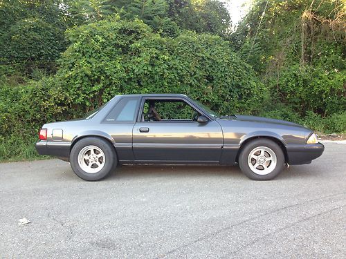 1991 Ford Mustang Notchback Coupe 4.6L 32V Turbo Swap 682 RWHP 9.89 1/4 Mile E85, US $16,900.00, image 2