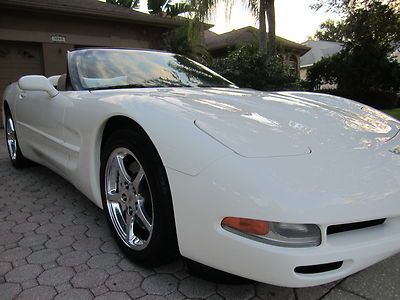 03 CHEV CORVETTE CONVERTIBLE 5OTH YEAR ANNIVERSARY LEATHER HEADS-UP IMMACULATE!!, image 3