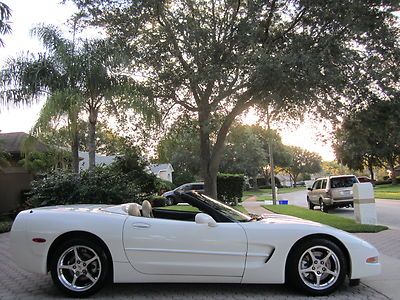 03 CHEV CORVETTE CONVERTIBLE 5OTH YEAR ANNIVERSARY LEATHER HEADS-UP IMMACULATE!!, image 7