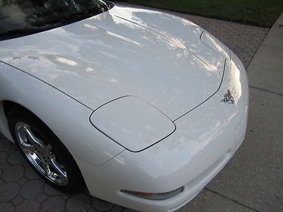 03 CHEV CORVETTE CONVERTIBLE 5OTH YEAR ANNIVERSARY LEATHER HEADS-UP IMMACULATE!!, image 12