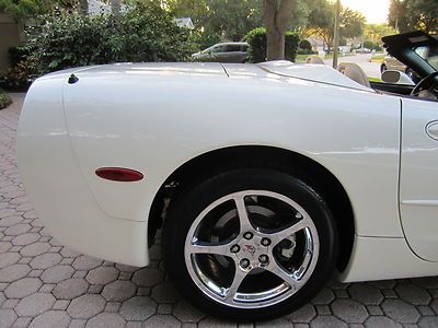 03 CHEV CORVETTE CONVERTIBLE 5OTH YEAR ANNIVERSARY LEATHER HEADS-UP IMMACULATE!!, image 14
