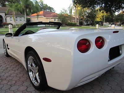 03 CHEV CORVETTE CONVERTIBLE 5OTH YEAR ANNIVERSARY LEATHER HEADS-UP IMMACULATE!!, image 32
