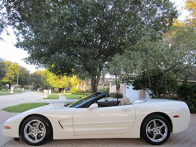 03 CHEV CORVETTE CONVERTIBLE 5OTH YEAR ANNIVERSARY LEATHER HEADS-UP IMMACULATE!!, image 36
