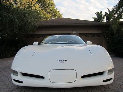 03 CHEV CORVETTE CONVERTIBLE 5OTH YEAR ANNIVERSARY LEATHER HEADS-UP IMMACULATE!!, image 44