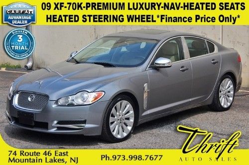 09 xf-70k-premium luxury-heated seats &amp; steering wheel-nav *finance price only*