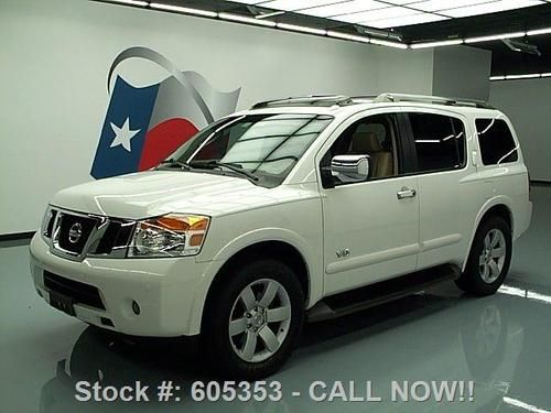 2008 nissan armada le sunroof nav dvd rear cam 20's 61k texas direct auto