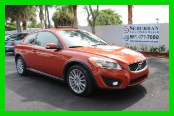 2012 volvo c30 t5 *premier plus *leather *sunroof *cpo 7yr/100k mile warranty