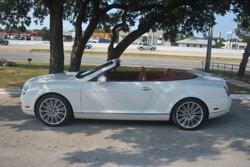 2011 bentley continental gtc speed-1 owner-8900 miles