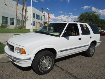 1997 4x4 4wd white 4.3l v6 automatic leather sunroof miles:56k suv