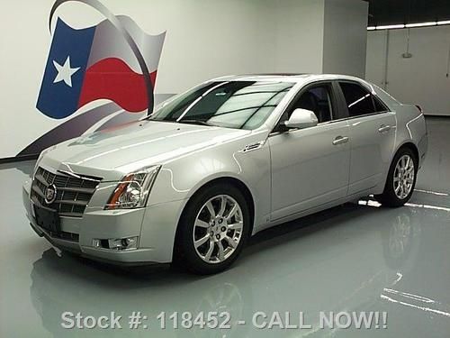 2009 cadillac cts pano sunroof nav climate seats 57k mi texas direct auto