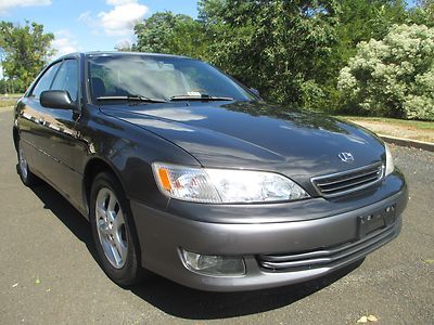 2001 lexus es300 one owner leather sunroof heated seats wood grain no reserve