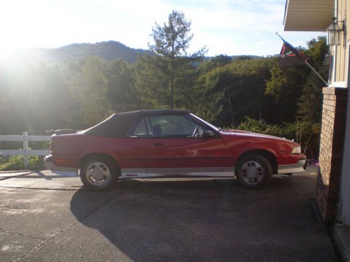 1988 chevy cavalier convertible - ready to restore