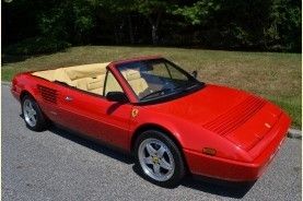 1988 ferrari mondial  convertible with 4380 original miles.