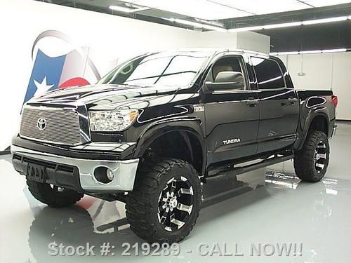 2012 toyota tundra crewmax 4x4 lift tss sport 20's 22k texas direct auto