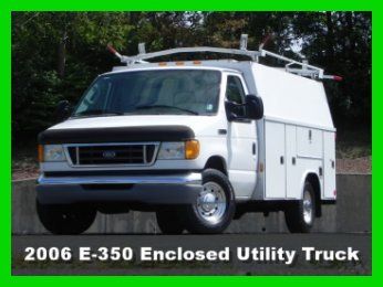 2006 ford e-350 e350 xl super duty cutaway van 10ft enclosed utility  no reserve