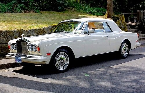 1991 rolls royce corniche iii convertible - only 10,902 original miles