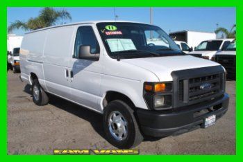 2011 ford e-350 super duty extended cargo van