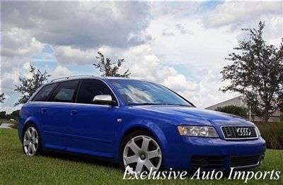 2004 audi s4 s-4 sport avant wagon b6 nogaro blue quattro ultra rare 1 of 1! wow