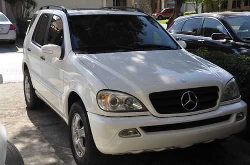 Mercedes ml350 2003 4matic awd white 109k