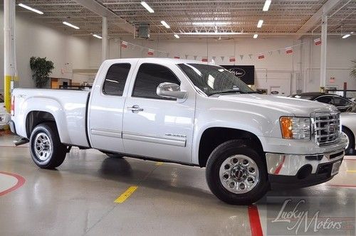 2012 gmc sierra k1500 sl 4x4 ex cab flexfuel, one owner, tow pkg,sat,chrome rims