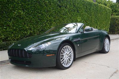 2010 aston martin vantage convertible. 21k miles. green over tan. san diego