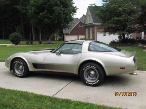 1982 special anniversary edition chevy chevrolet corvette not stingray bin nr